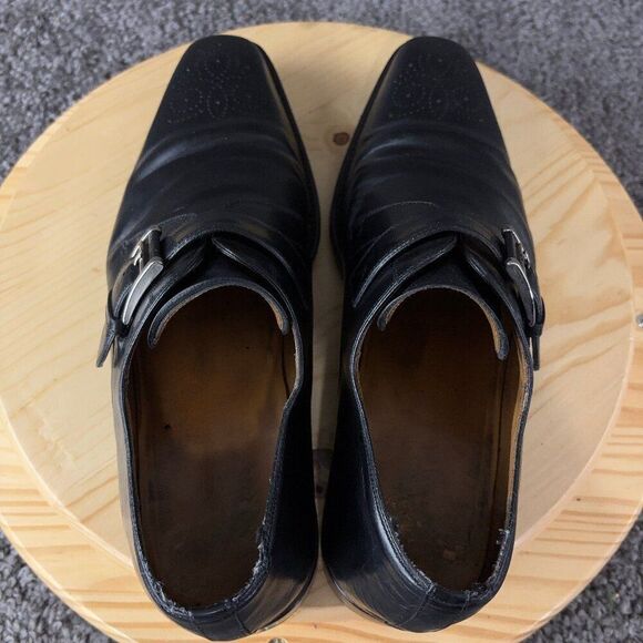 Magnanni Marco II Single Monk Strap Mens 12 Leather Dress Shoe Made in Spain - Picture 7 of 11